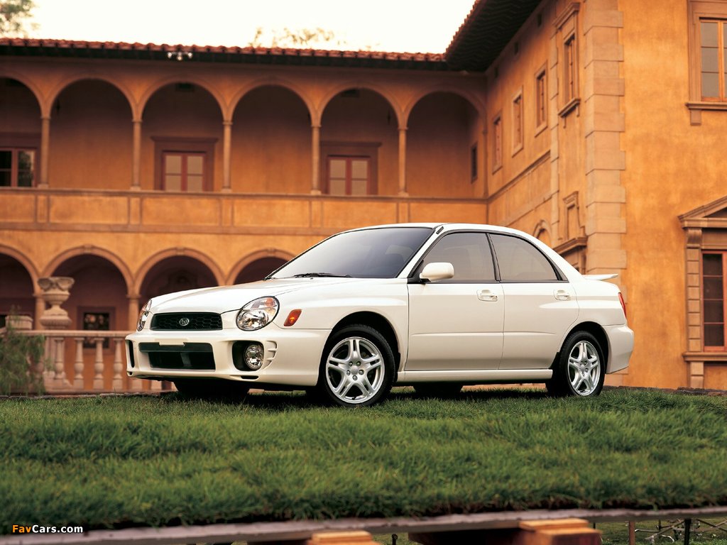 Subaru Impreza 2000–02 wallpapers (1024 x 768)