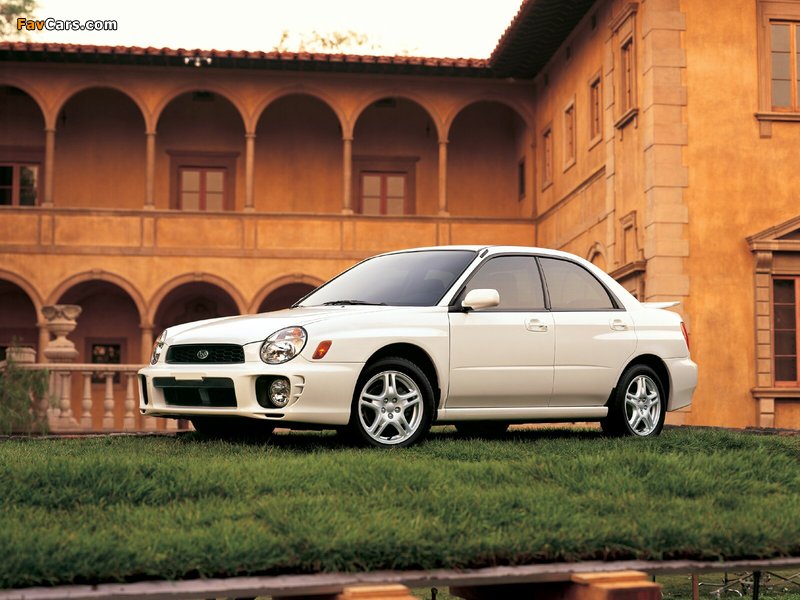 Subaru Impreza 2000–02 wallpapers (800 x 600)