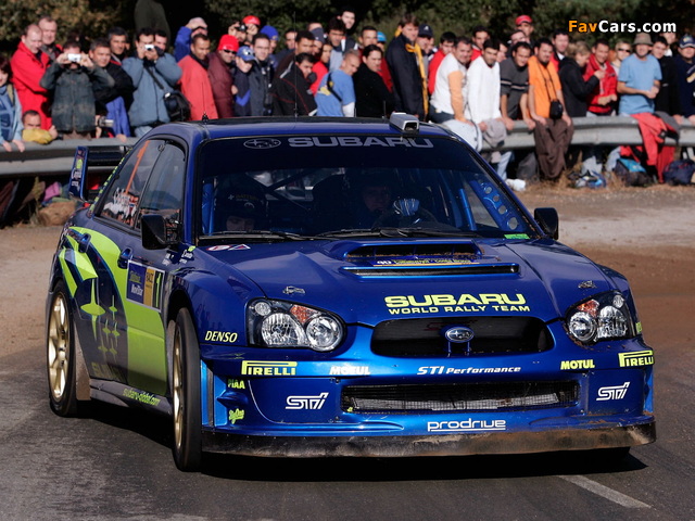 Subaru Impreza WRC 2003–05 photos (640 x 480)