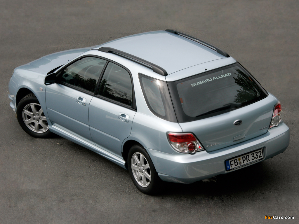 Subaru Impreza 1.5R Wagon (GG) 2005–07 images (1024 x 768)