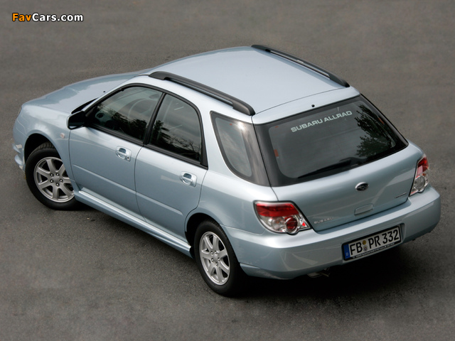 Subaru Impreza 1.5R Wagon (GG) 2005–07 images (640 x 480)