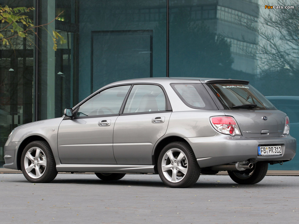 Subaru Impreza 2.0R RS Wagon (GG) 2005–07 images (1024 x 768)