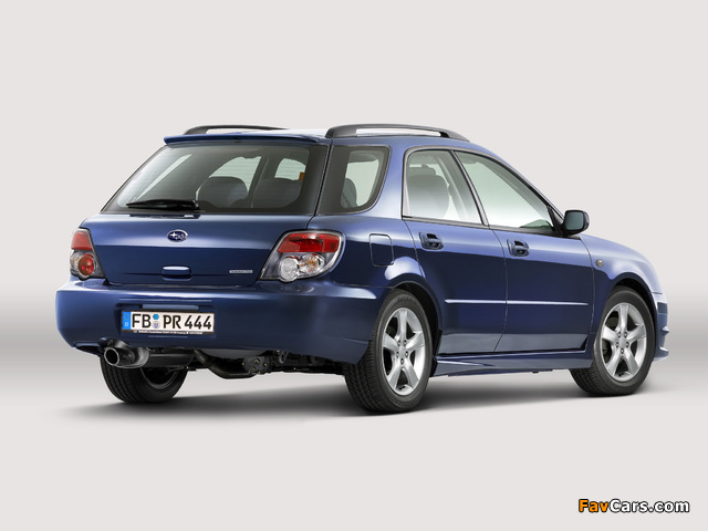 Subaru Impreza 2.0R Wagon (GG) 2005–07 images (640 x 480)