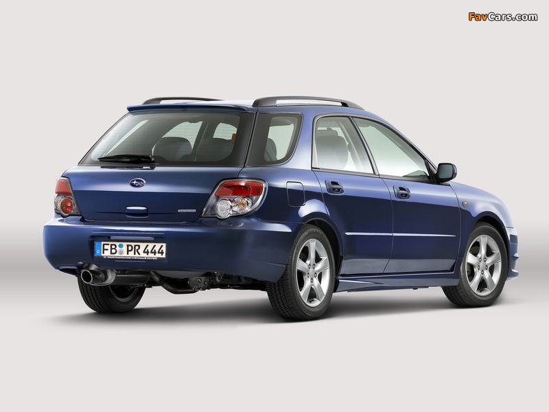 Subaru Impreza 2.0R Wagon (GG) 2005–07 images (800 x 600)