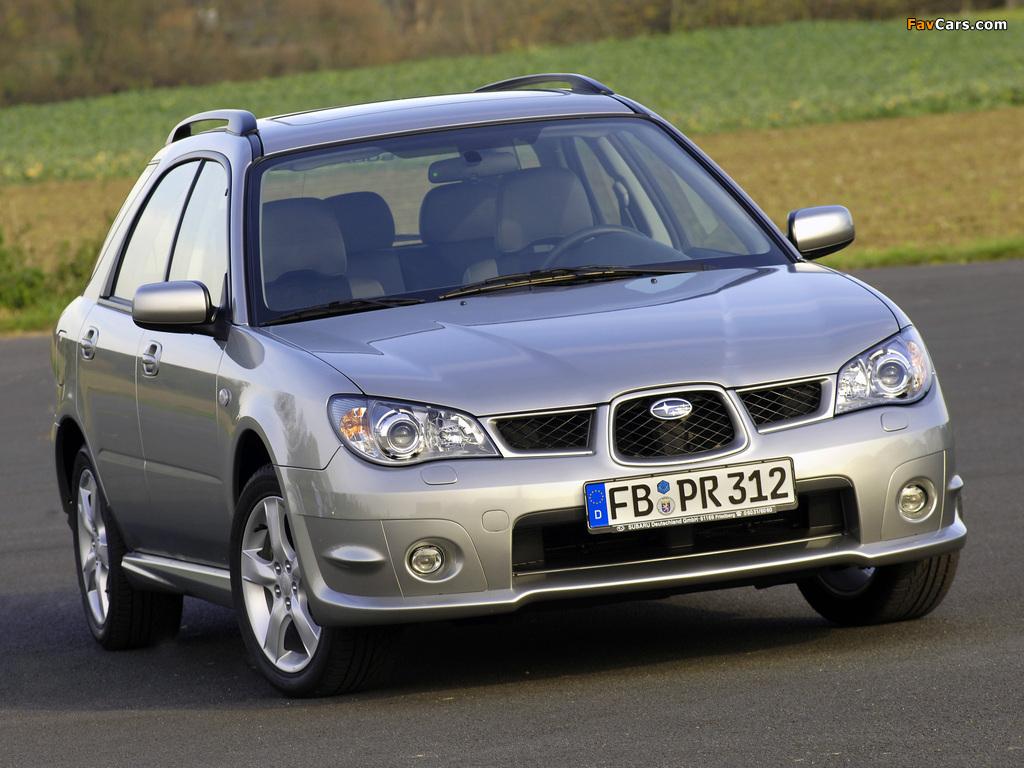 Subaru Impreza 2.0R Wagon (GG) 2005–07 images (1024 x 768)