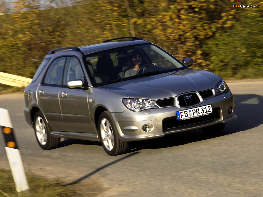 Subaru Impreza 2.0R Wagon (GG) 2005–07 pictures (1024 x 768)