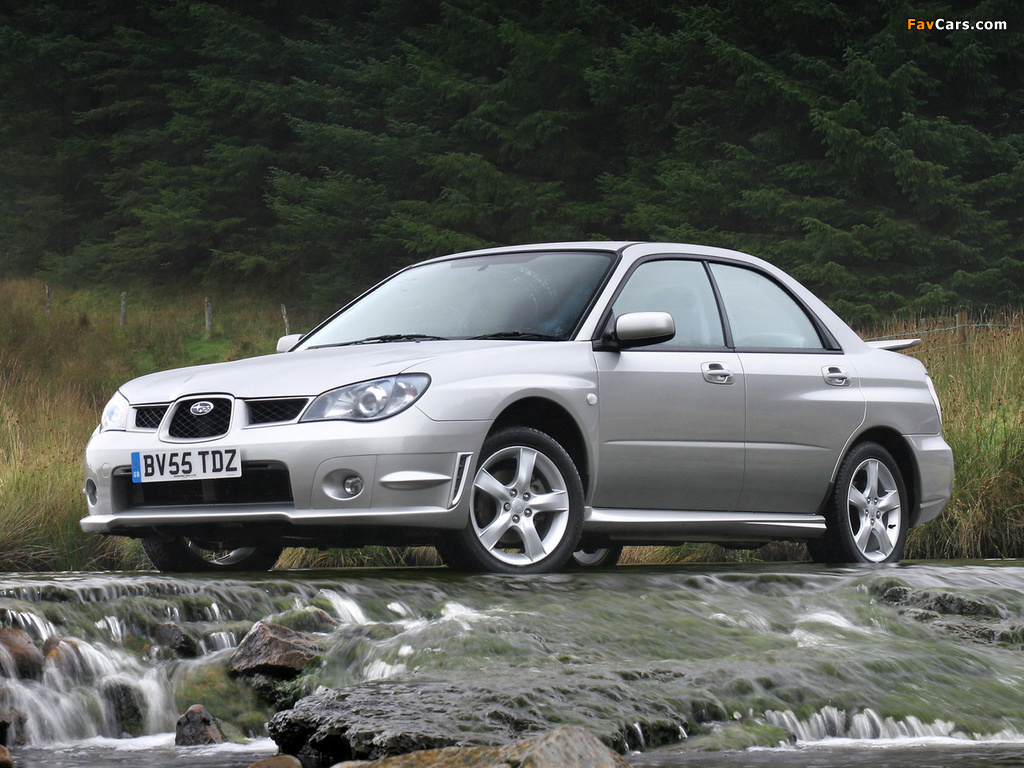 Subaru Impreza UK-spec (GD) 2005–07 wallpapers (1024 x 768)