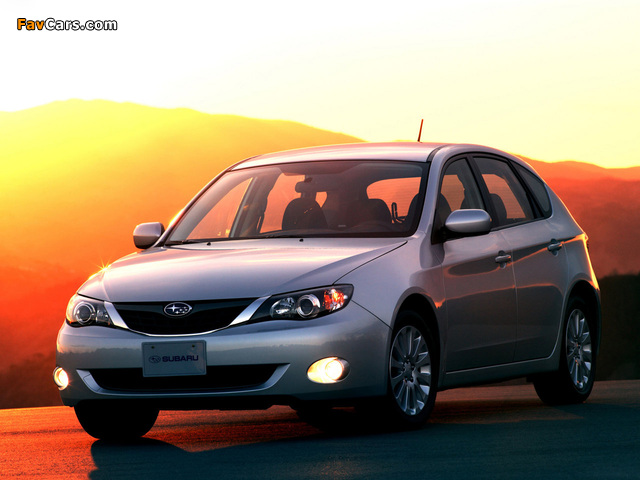 Subaru Impreza Hatchback US-spec (GH) 2007–11 images (640 x 480)