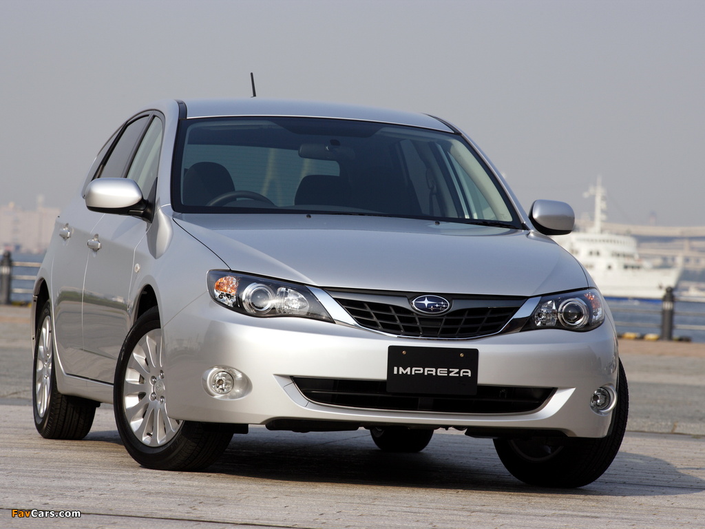 Subaru Impreza Hatchback JP-spec (GH) 2007–11 photos (1024 x 768)