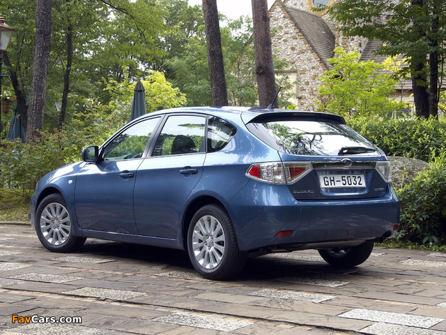 Subaru Impreza Hatchback 2007 photos (640 x 480)