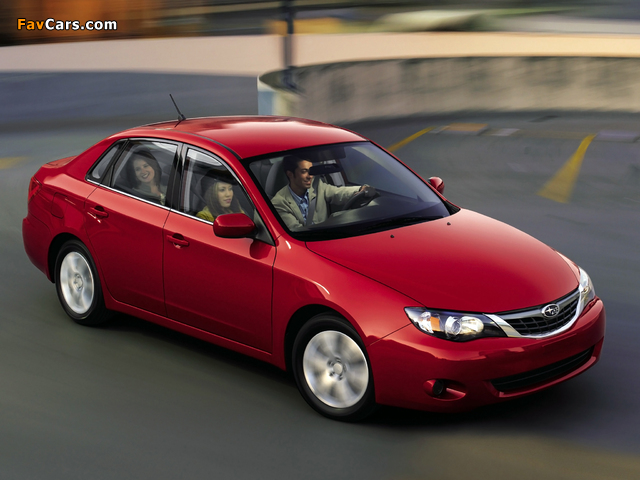 Subaru Impreza Sedan US-spec (GE) 2007–11 photos (640 x 480)