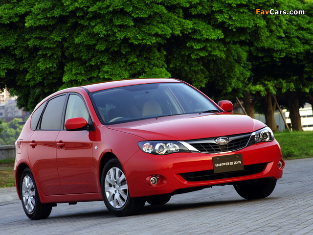 Subaru Impreza Hatchback JP-spec (GH) 2007–11 pictures (640 x 480)