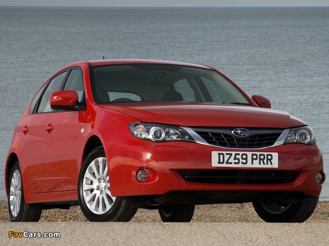 Subaru Impreza Hatchback UK-spec 2007 pictures (640 x 480)