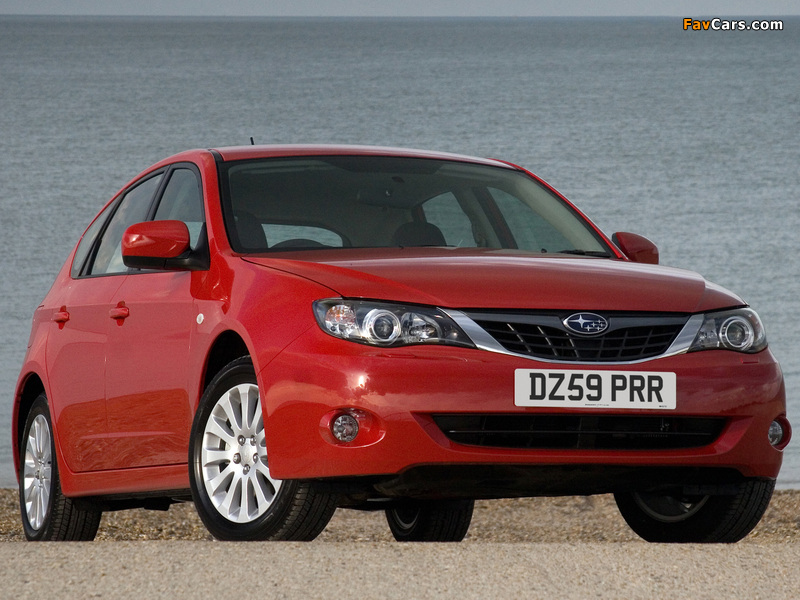 Subaru Impreza Hatchback UK-spec 2007 pictures (800 x 600)