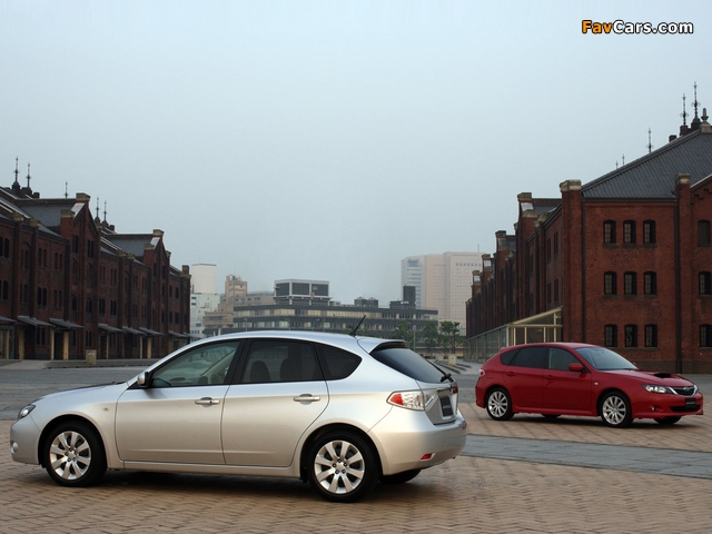 Subaru Impreza Hatchback JP-spec (GH) 2007–11 wallpapers (640 x 480)