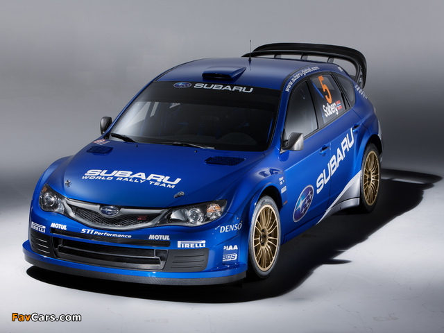 Subaru Impreza WRC 2008 images (640 x 480)