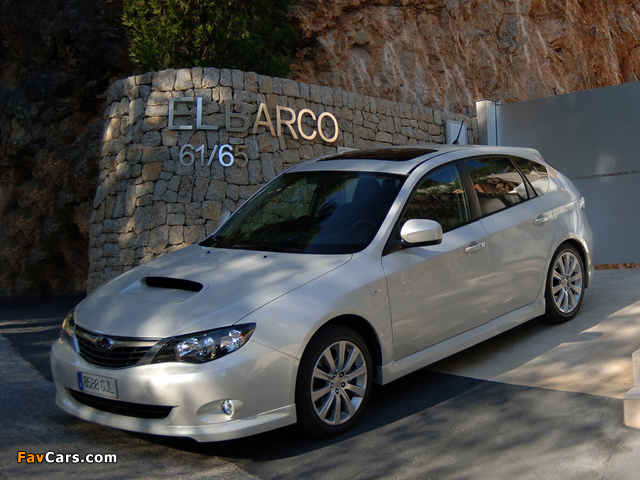 Subaru Impreza 2.0D Sport (GH) 2008 images (640 x 480)