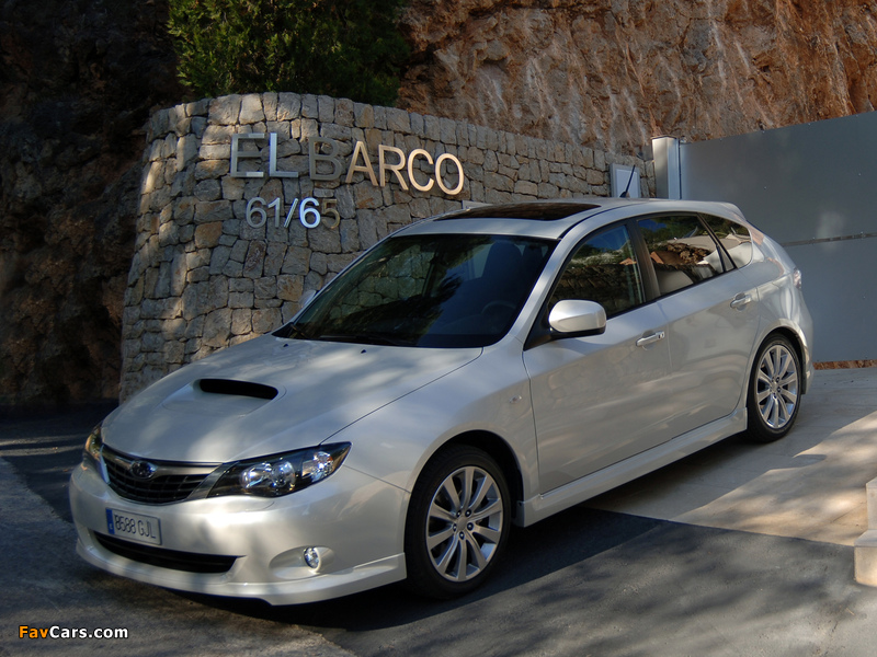 Subaru Impreza 2.0D Sport (GH) 2008 images (800 x 600)