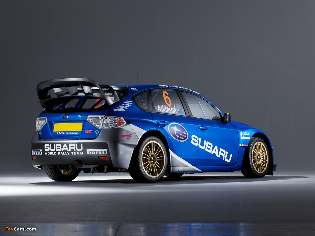 Subaru Impreza WRC 2008 photos (1024 x 768)