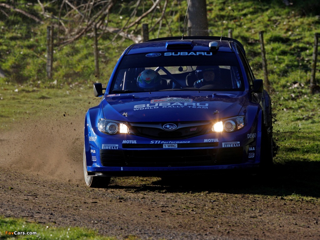 Subaru Impreza WRC 2008 pictures (1024 x 768)