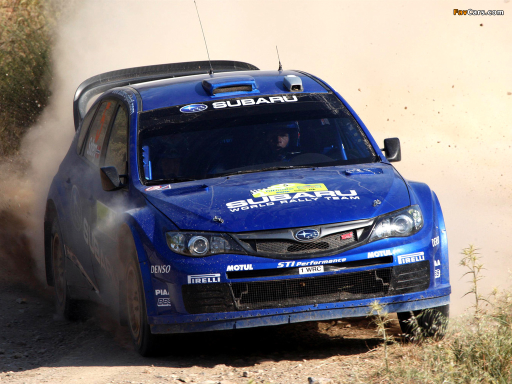 Subaru Impreza WRC 2008 pictures (1024 x 768)