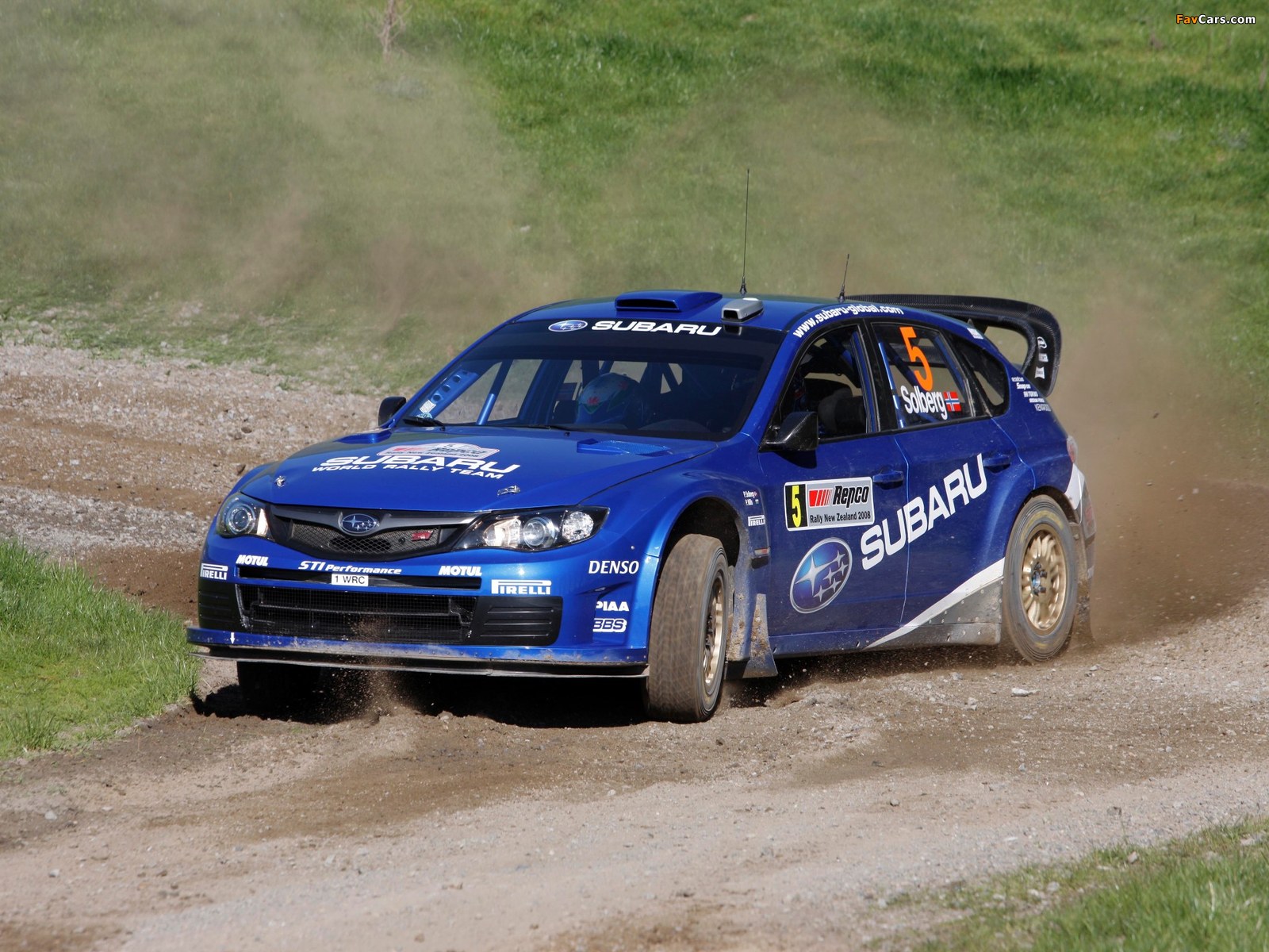 Subaru Impreza WRC 2008 wallpapers (1600 x 1200)