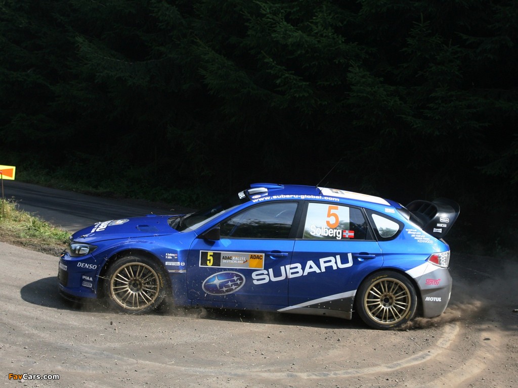 Subaru Impreza WRC 2008 wallpapers (1024 x 768)