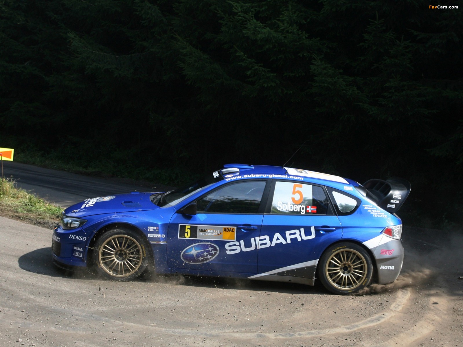 Subaru Impreza WRC 2008 wallpapers (1600 x 1200)