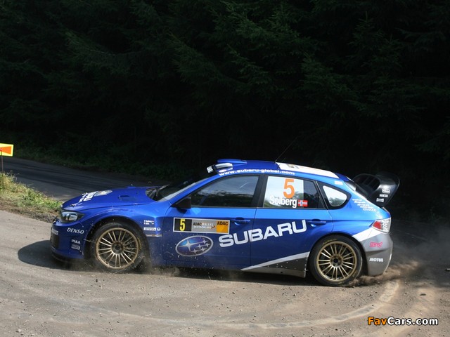 Subaru Impreza WRC 2008 wallpapers (640 x 480)
