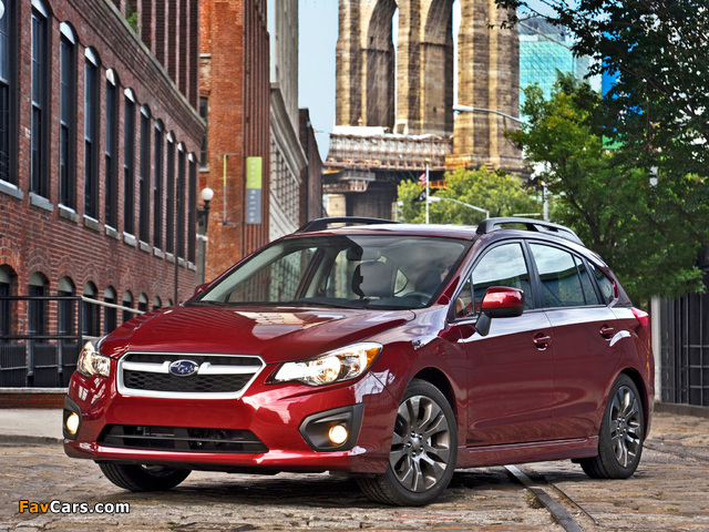 Subaru Impreza Sport Hatchback US-spec 2011 images (640 x 480)