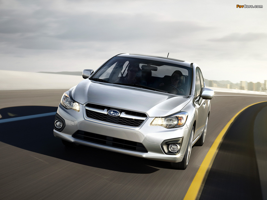 Subaru Impreza Sedan US-spec 2011 images (1024 x 768)