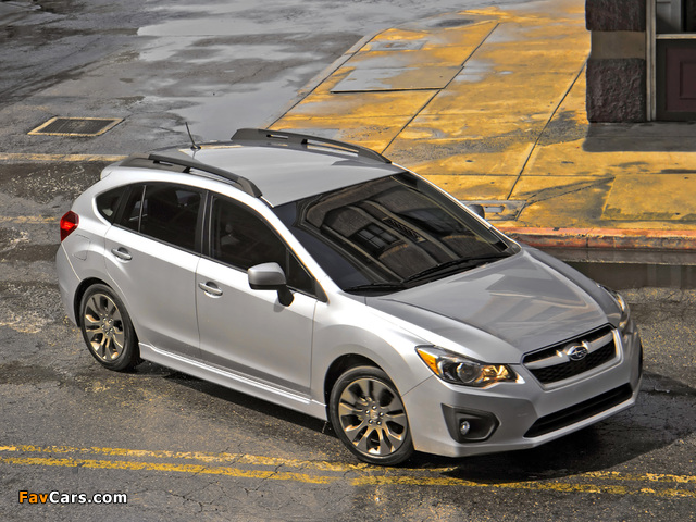 Subaru Impreza Sport Hatchback US-spec 2011 images (640 x 480)