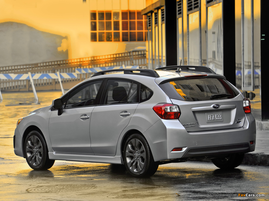 Subaru Impreza Sport Hatchback US-spec 2011 photos (1024 x 768)