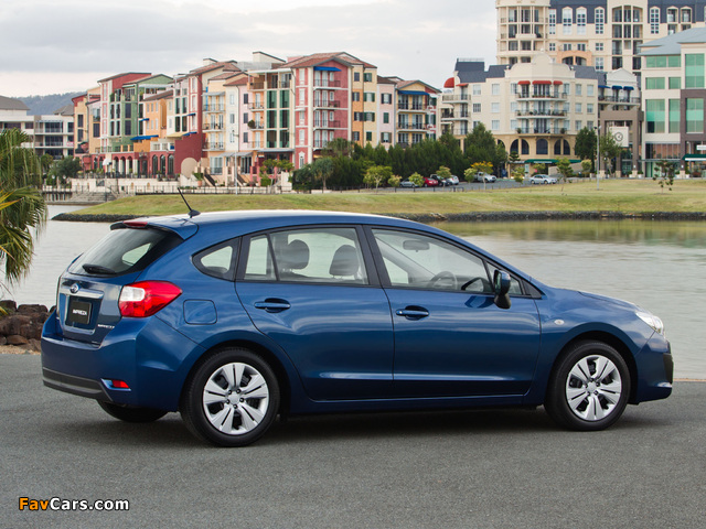 Subaru Impreza Hatchback AU-spec (GP) 2011 photos (640 x 480)