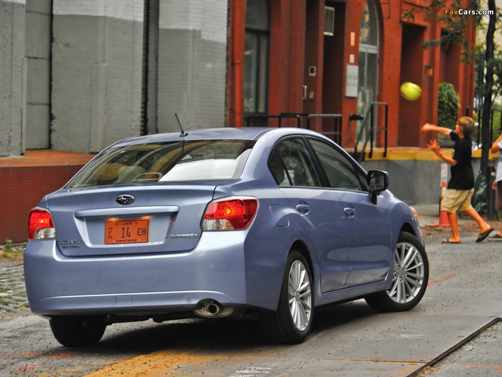 Subaru Impreza Sedan US-spec 2011 photos (1024 x 768)