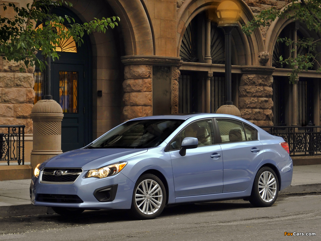 Subaru Impreza Sedan US-spec 2011 pictures (1024 x 768)