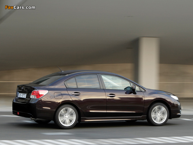 Subaru Impreza Sedan (GJ) 2011 pictures (640 x 480)
