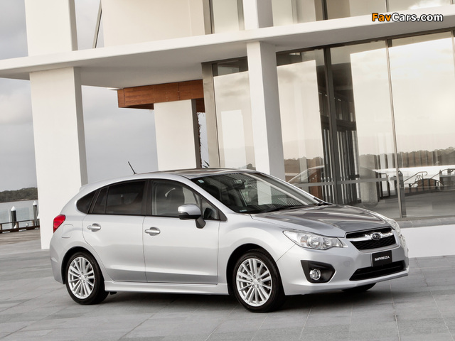 Subaru Impreza Hatchback AU-spec (GP) 2011 pictures (640 x 480)