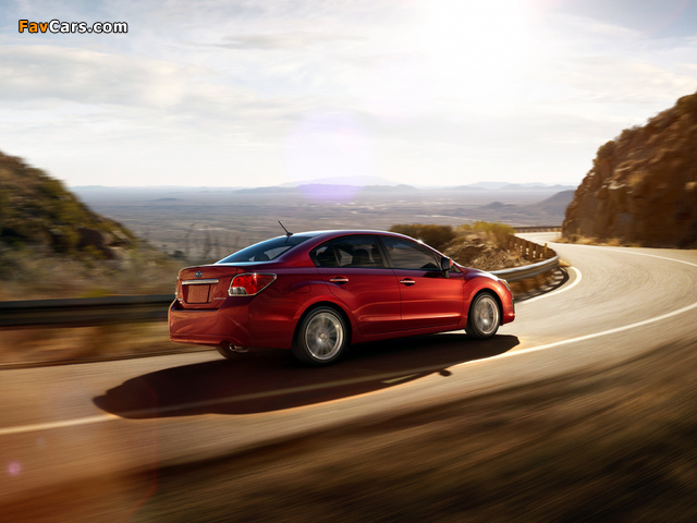 Subaru Impreza Sedan US-spec 2011 wallpapers (640 x 480)