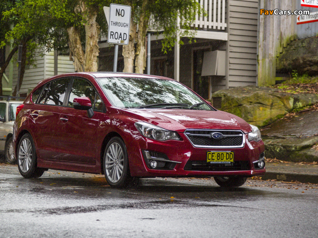 Subaru Impreza Hatchback AU-spec (GP) 2015 pictures (640 x 480)