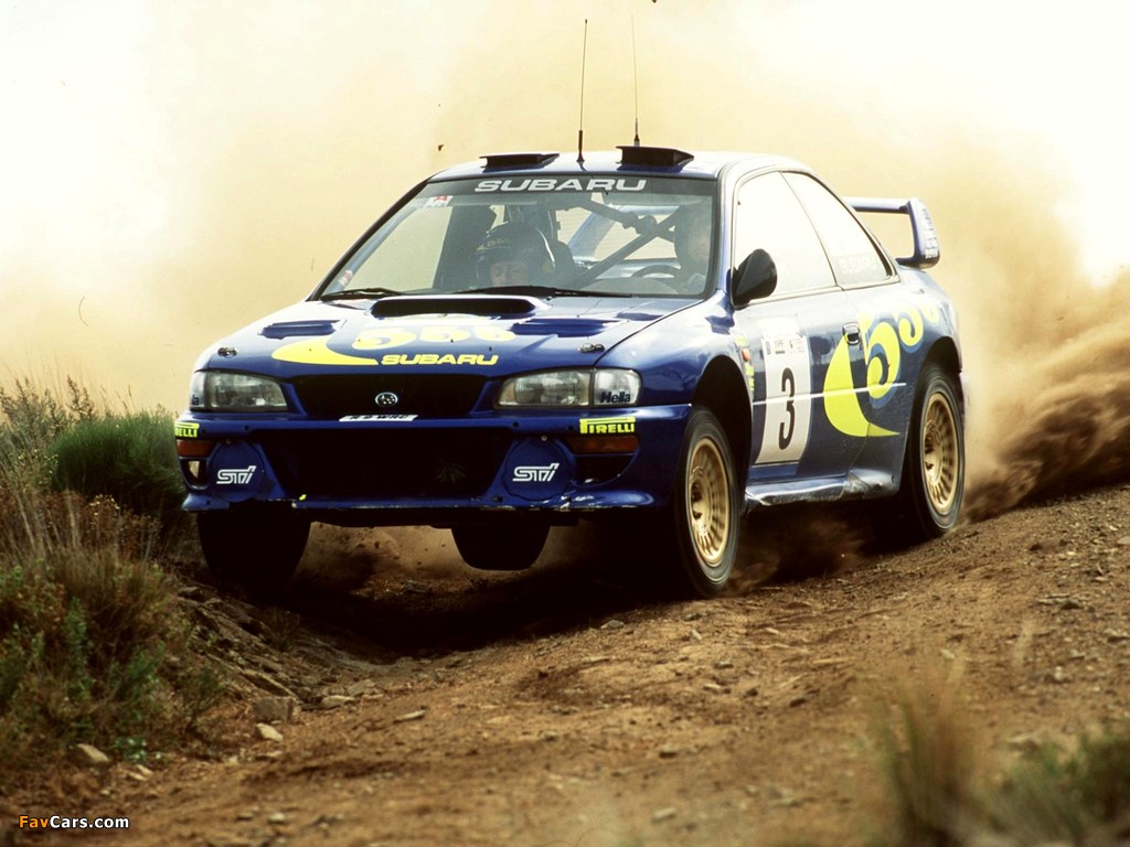 Subaru Impreza WRC (GC8) 1997–2000 wallpapers (1024 x 768)