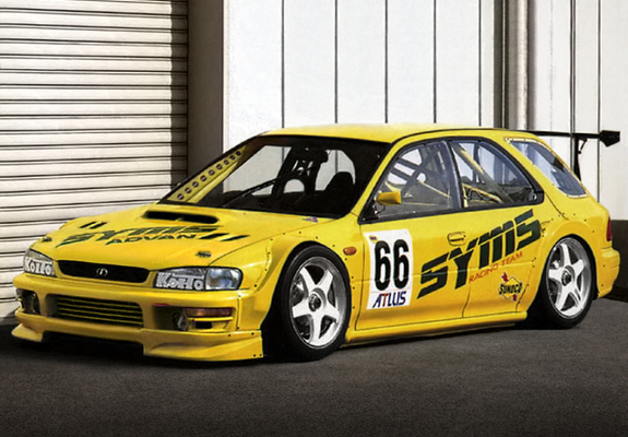 Subaru Impreza Wagon JTCC SYMS Racing Team (GF8) 1998 wallpapers