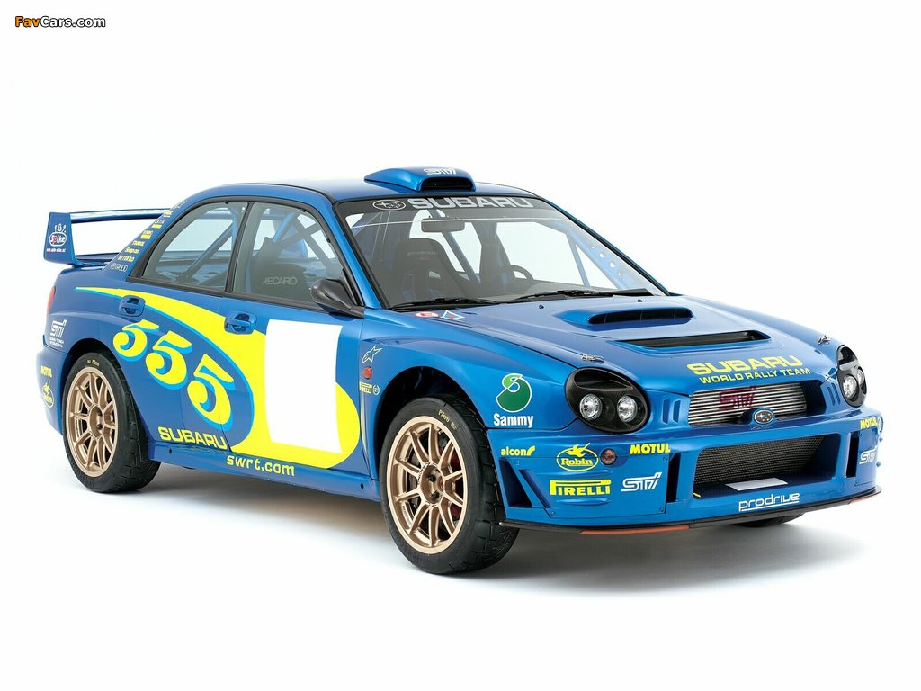 Subaru Impreza WRC 2001–02 wallpapers (1024 x 768)