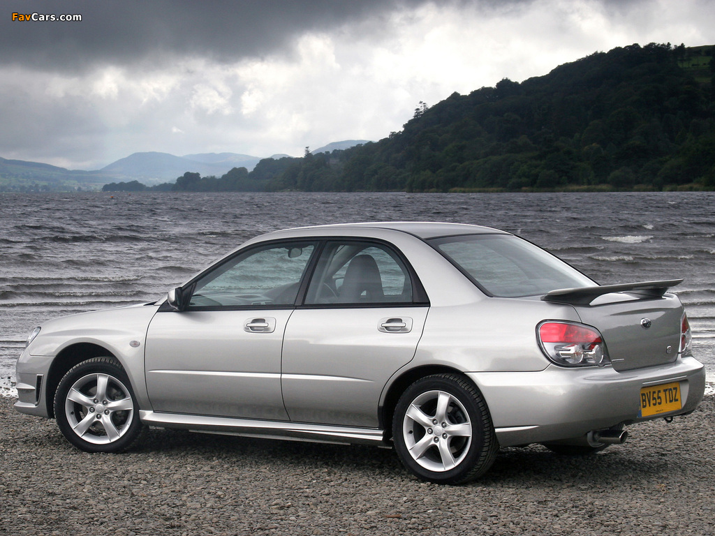 Subaru Impreza UK-spec (GD) 2005–07 wallpapers (1024 x 768)