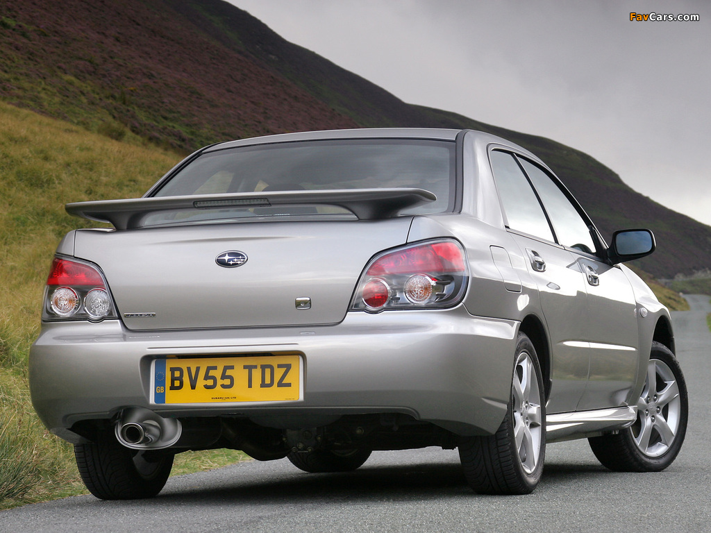 Subaru Impreza UK-spec (GD) 2005–07 wallpapers (1024 x 768)