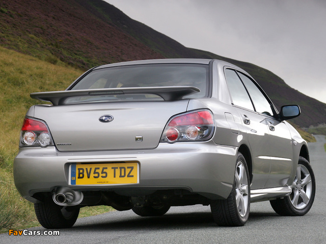 Subaru Impreza UK-spec (GD) 2005–07 wallpapers (640 x 480)