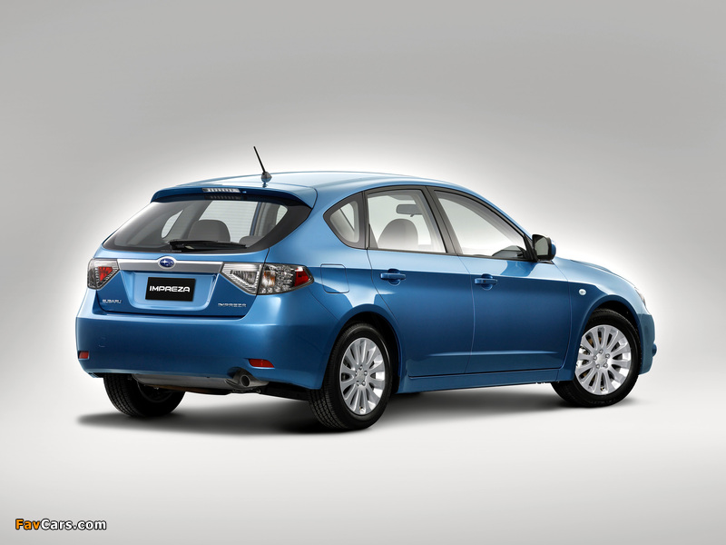 Subaru Impreza 2.0R Hatchback (GH) 2007 wallpapers (800 x 600)