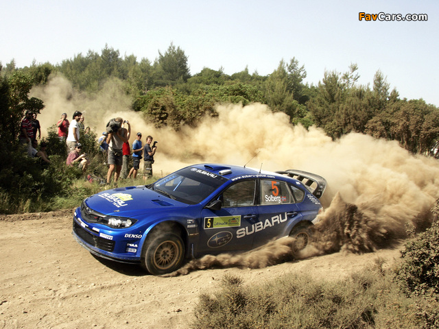 Subaru Impreza WRC 2008 wallpapers (640 x 480)