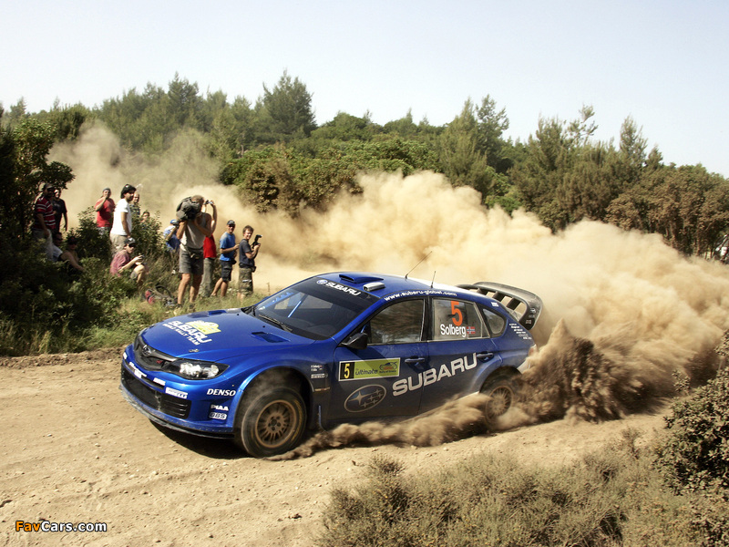 Subaru Impreza WRC 2008 wallpapers (800 x 600)