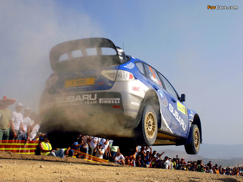 Subaru Impreza WRC 2008 wallpapers (800 x 600)